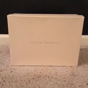 Loeffler Randall lace up flats size7.5 Black